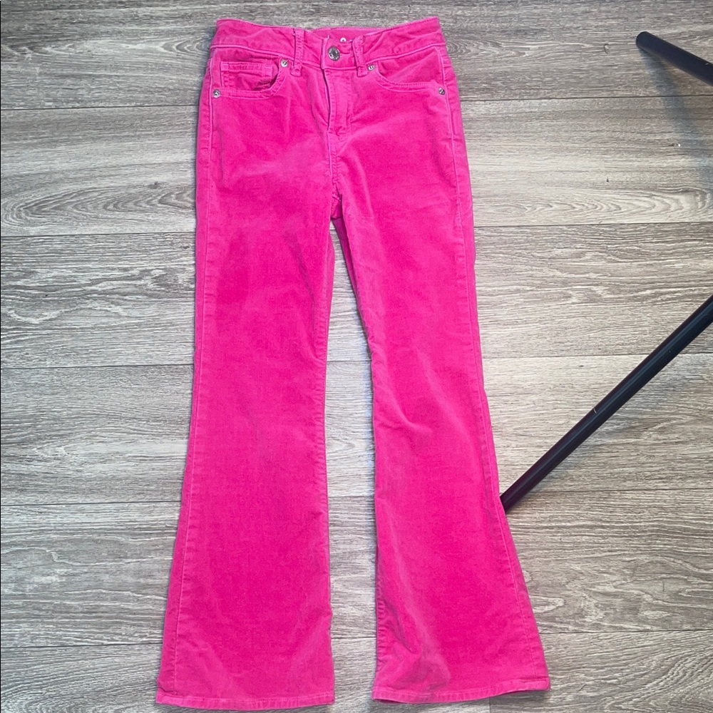 GAP Kids Hot Pink Flare High Rise Pants